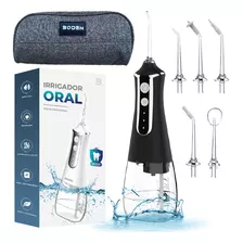 Boden Tio10 Irrigador Oral Dental Bucal Water Flosser Portátil Sem Fio Cor Preto