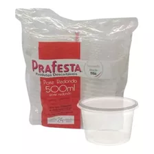 Bolo De Pote Redondo Prafesta 500ml C/24 Unids