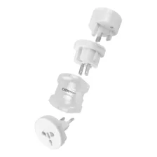 Adaptador Conversor De Tomada Universal Branco Cp100 Oex 110v/220v