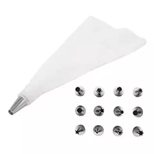 Bicos De Confeitar Bolos Tortas Profissional De Inox 13 Pcs