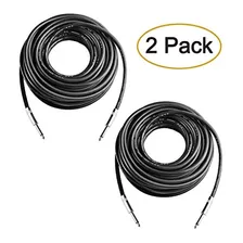 Yoico 2pcs 100 Pies Profesional Cables De Altavoz De 1/4 A 