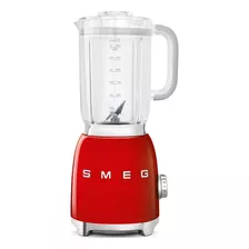 Smeg Liquidificador 1950's Estilo Retro Vermelho 110v