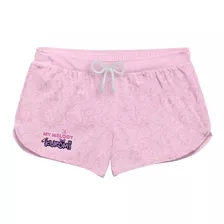 Short Praia Feminino Kuromi Hello Kitty My Melody Ref510