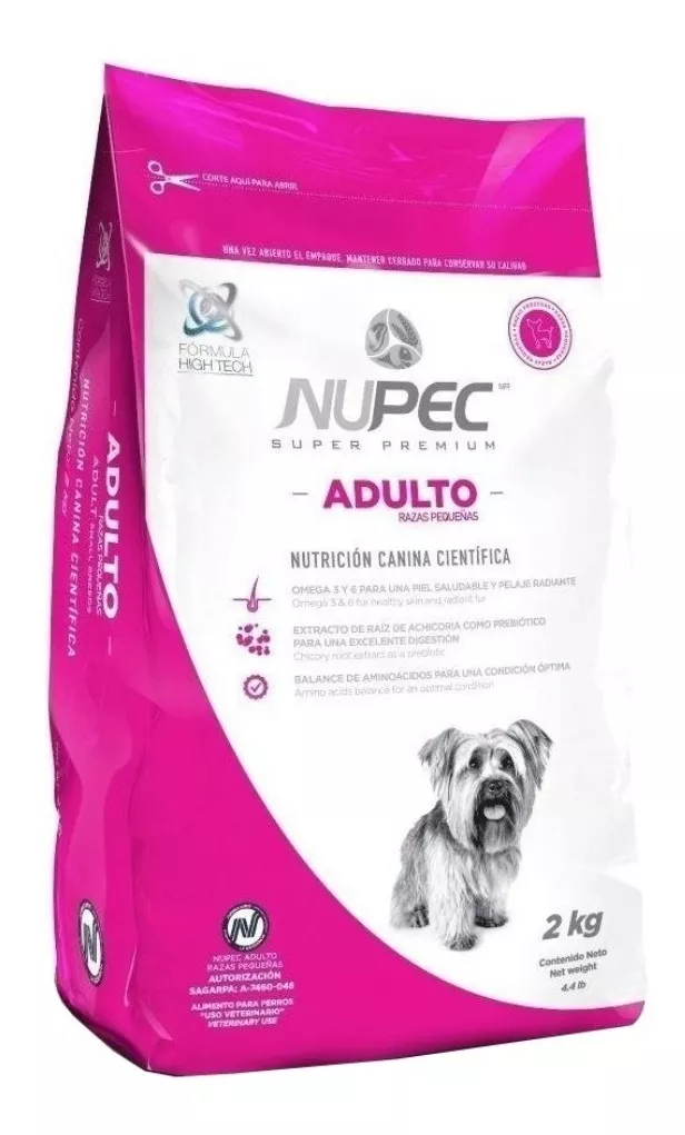 Alimento Nupec Nutrición Científica Raza Pequeña Para Perro Adulto De Raza  Pequeña Sabor Mix En Bolsa De 2kg