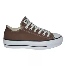 Zapatilla Mujer All Star Converse Plataforma Low Marrón