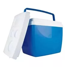 Caixa Térmica Cooler 34 Litros Azul Mor
