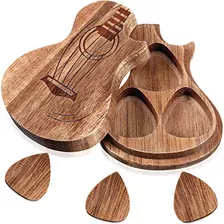 Soporte De Caja Púas De Guitarra 3 Púas De Guitarra D...