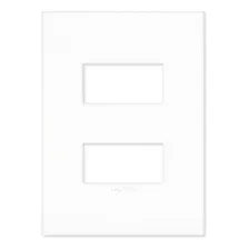 Placa 1+1 Postos 4x2 2 Módulos Branco Arteor Legrand 582564b