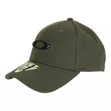 Boné Oakley Tincan Aba Curva Masculino - Verde Militar