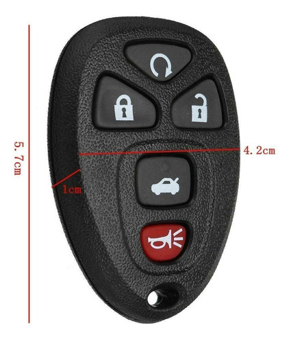 Carcasa Control Remoto Cadillac Chevrolet Pontiac G5 Foto 2