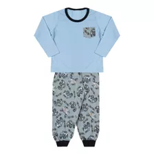 Pijama Infantil Menino Inverno Roupa Criança Roupa De Dormir