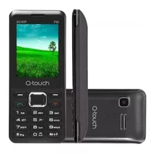 Celular Q-touch Jam Q11 - Tela 2,4, Dual Chip - Preto/cinza