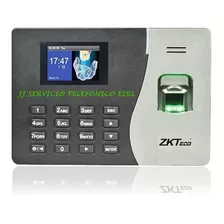 Zkteco Control Reloj Biometrico De Asistencia Ip K14, Huella