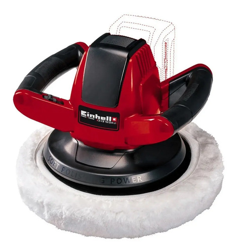 Pulidora Inalambrica Einhell Ce-cb 18/254 Li Solo 254mm Dgm Rojo