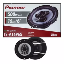 Cornetas Pioneer 6 Pulgadas 4 Vías Coaxial 500 Watts Carro