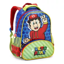 Mochila Bolsa Grande Passeio Escolar Iantil Nova Cor Letsplay