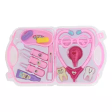 Maleta De Brinquedo Kids Kit Dentista Com Maletinha Completo