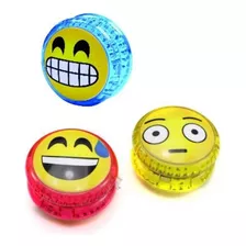 Yoyo Clasico Con Luz Emoji Juguete Colores Fidget Souvenir