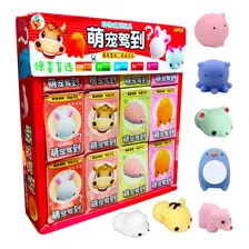 20 Squishy Mochi Animals Antiestres Random En Cajita Kawaii