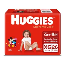 Fralda Infantil Supreme Care Disney 26 Unidades Xg Huggies