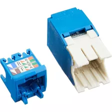 Conector Jack Tx6 10gig Panduit Cat 6a Azul