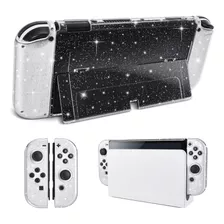 Dlseego Protective Glitter Case Compatible With Switch Oled 