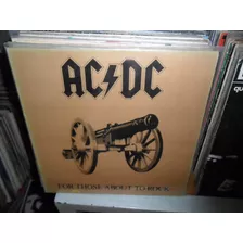 Lp Acdc For Those About To Rock Excelente Usado