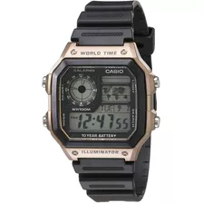 Reloj Hombre Casio Royale Ae1200 Cronómetro Ideal Para Nadar