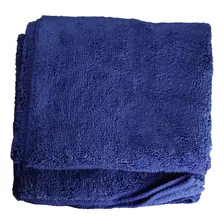 Pano Toalha De Microfibra Azul P/ Polimento 60 X 40