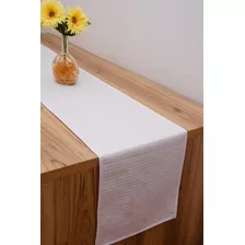 Caminho Trilho De Mesa Tecido Piquet 2,20x0,35 Decoração