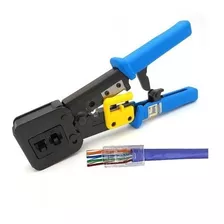 Pinza Crimpeadora Profesional Rj45/rj12/rj11 Cat6 Pasante