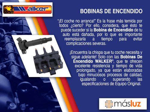 Bobina Encendido Para Peugeot 404 L4 1.8l 1970 Walker Foto 6