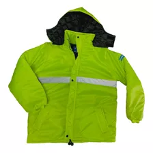 Campera Trucker Impermeable Reflectiva De Trabajo 