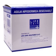 5 Cajas De Aguja Hipodermica 16g X 1-1/2 Life Care