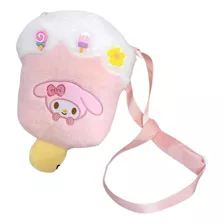 Bolso Sanrio De Felpa, Cinnamoroll Kuromi Melody Y Pochacco