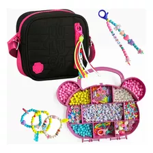 Bolsa Luluca + Kit Missangas P/ Montar Pulseiras, Chaveiros