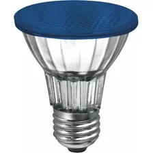 Lâmpada Halógena Par20 50w 110v - Ourolux Cor Da Luz Azul