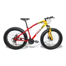 Bicicleta Fat Bike Aro 26x4.0 Pneus Largos Freios Disco 21v