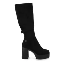 Bota Mujer Taco Negra 45773