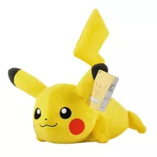 Pikachu Pelúcia 20 Cm Pokémon Modelo Deitado