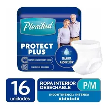 Pañales Adultos Plenitud Ropa Interior Protect Plus P/m X 16