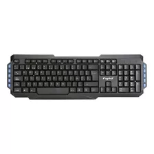 Teclado Inalámbrico Standar Usb 115 Teclas Fujitel Fx Color Del Teclado Negro Idioma Español Latinoamérica