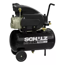 Compressor De Ar Elétrico Portátil Schulz Pratic Air Csi 8.5/25 Monofásica 22.9l 2hp 127v 60hz Preto