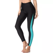 Attraco Pantalones De Natacion Para Mujer, De Cintura Alta, 