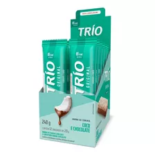 Barra Cereal Trio Coco Cobertura Chocolate 240g - Caixa 12un