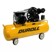 Compresor 3hp 100 Lts Trifasico Duroll Bicilindrico 