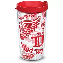 Nhl Detroit Red Alas Todo Vaso Una Envoltura Y Tapa De ...