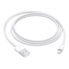 Cable De Conector Apple Lightning A Usb (1 Metro) Blanco