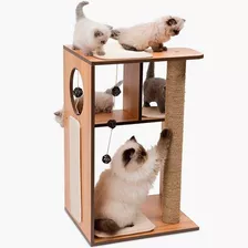 Vesper Box Large Walnut Rascador Para Gatos