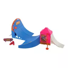 Hot Wheels Skate Park Pista Con Skate Color Multicolor